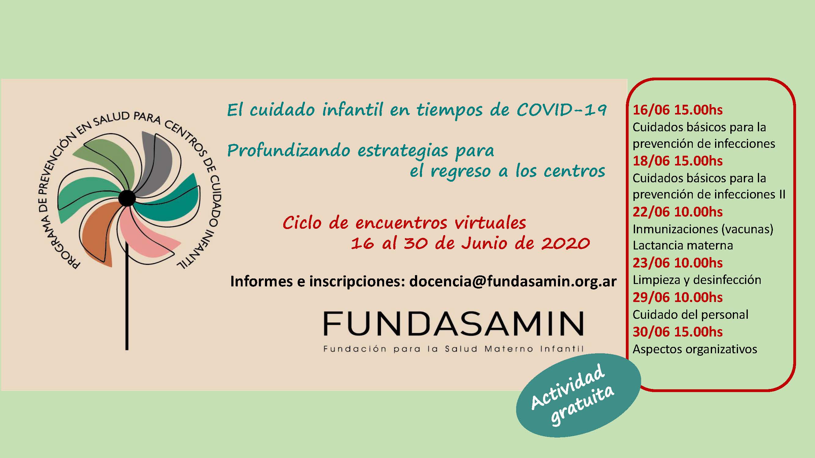 Ciclo de Encuentros Virtuales Gratuitos