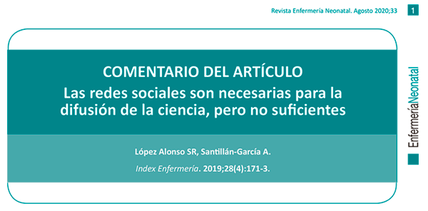 Comentario de art&iacute;culo de la Revista Enfermer&iacute;a Neonatal N&deg; 33 