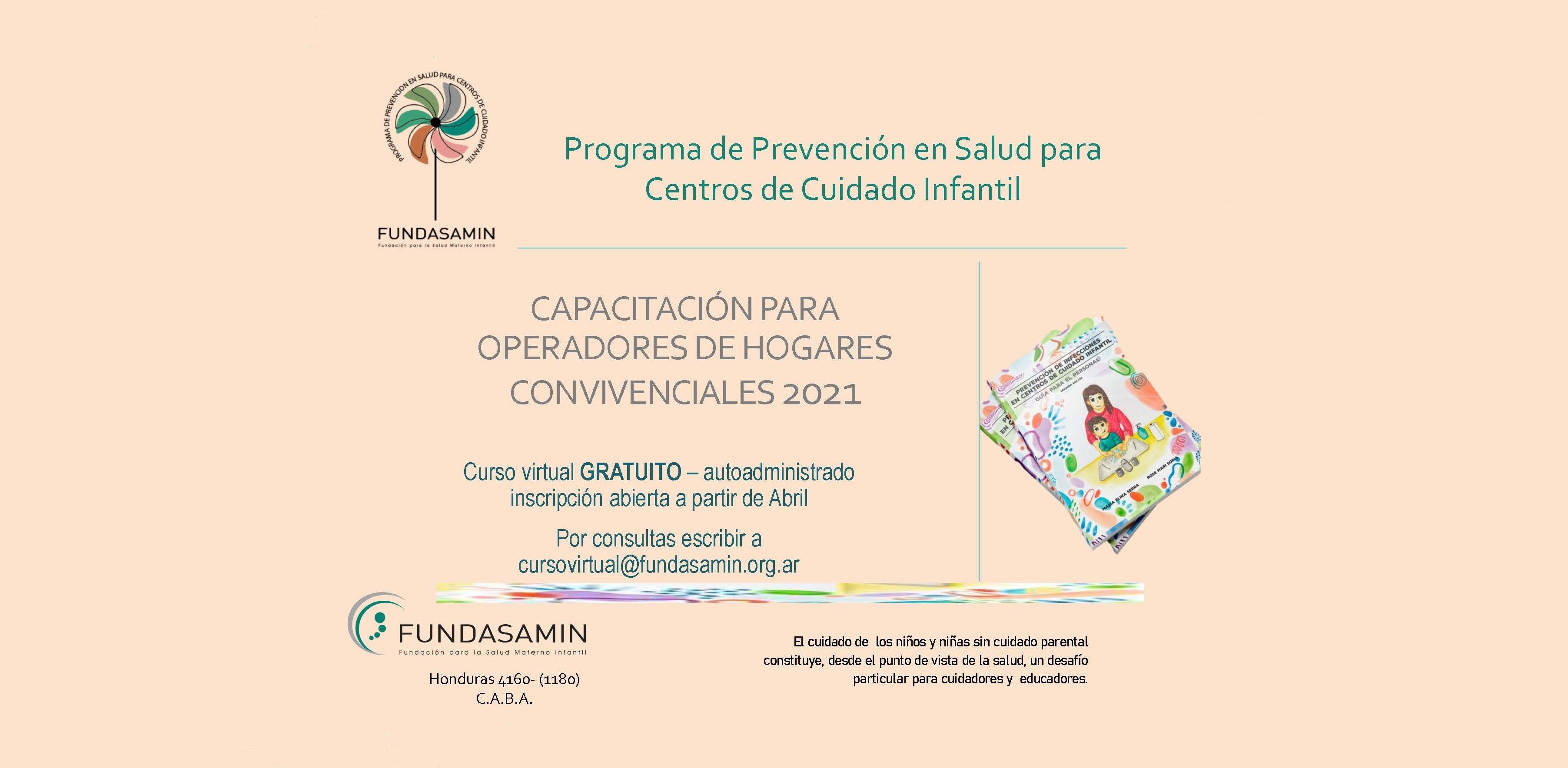 Capacitación para Operadores de Hogares convivenciales 2021