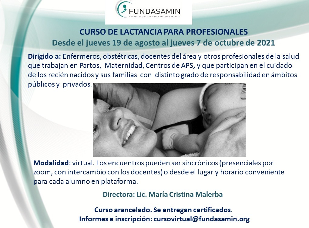 Curso de Lactancia para profesionales