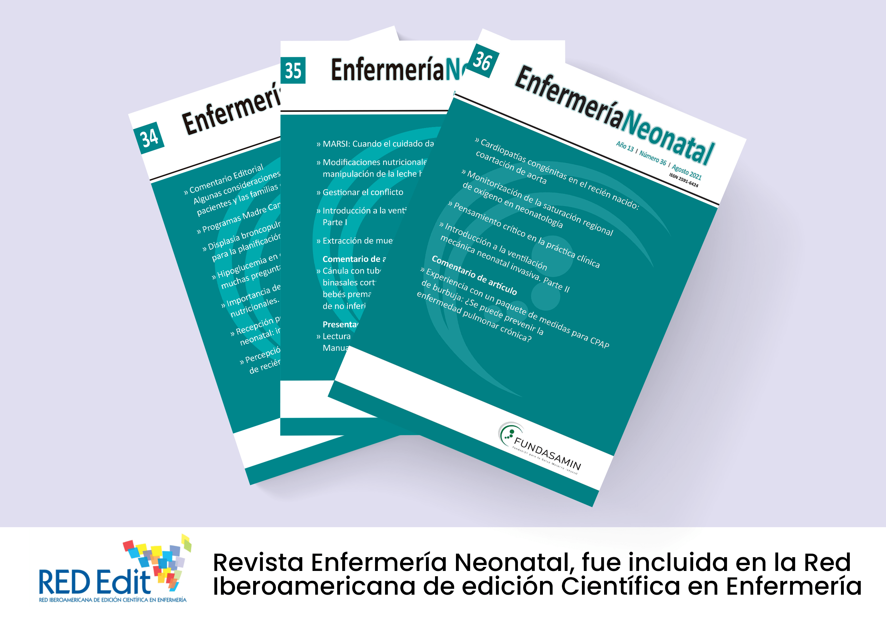La Revista Enfermer&iacute;a Neonatal, fue incluida en RedEdit