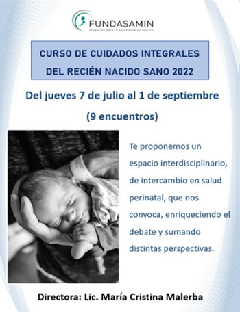 Curso de Cuidados Integrales del Recién Nacido Sano 2022