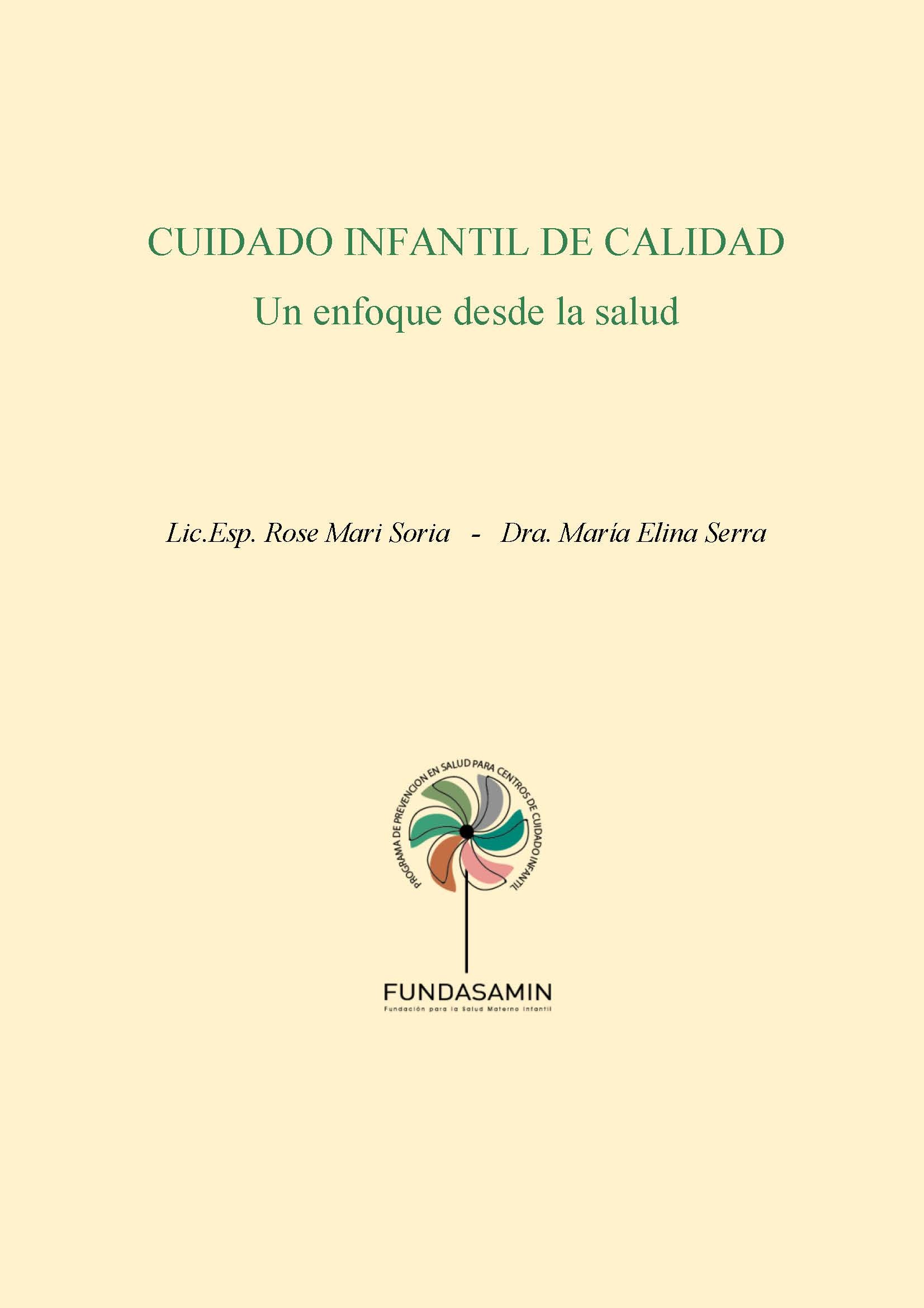 LIBRO Cuidado infantil de calidad