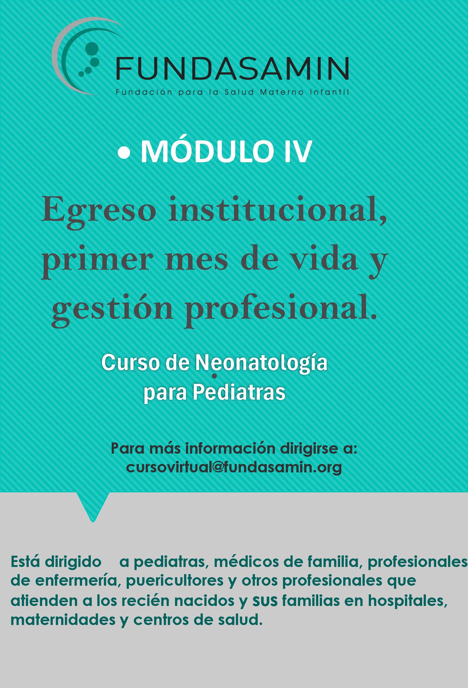 Curso IV Neonatolog&iacute;a Pediatras FLYER